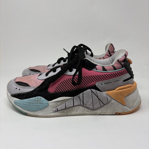 Puma RS Running System Women's Sneakers Pink Gray Lightweight Size 6.5 - Picture 9 of 16